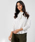 Bow Ditsy Floral Long Sleeve Top
